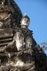 Thailand: Half human mythical figure on the main chedi at Wat Chetawan (Jetawan), Chiang Mai, northern Thailand