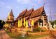 Thailand: The 16th century chedi and more recent viharn at Wat Lok Moli, Chiang Mai, northern Thailand